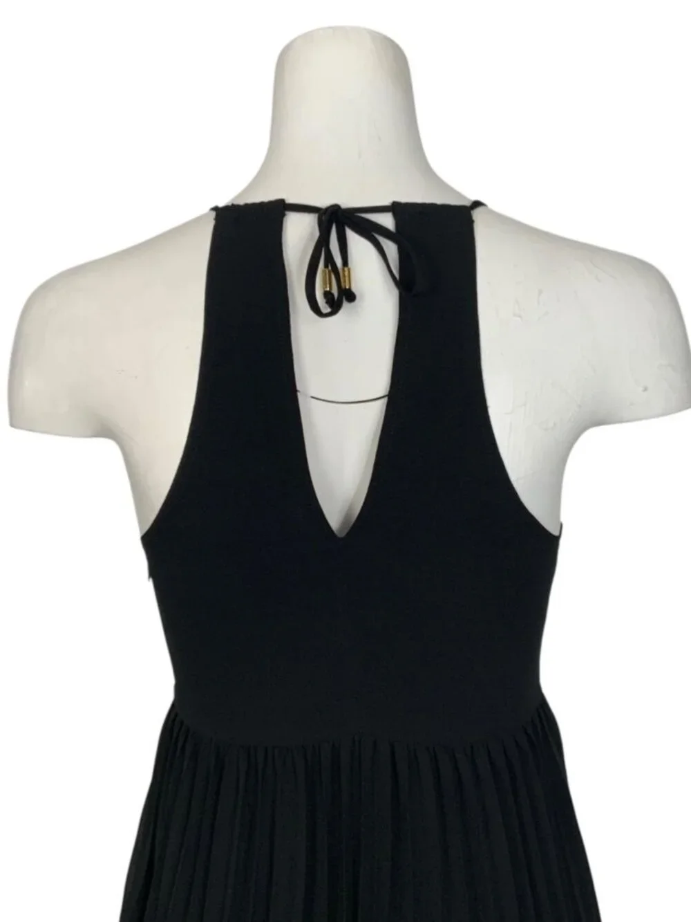 Abercrombie and Fitch Maxi Dress XS Black Halter Sleeveless